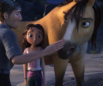 Une scène du film Spirit Untamed