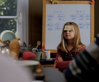 Une scène du film Le sens de la famille