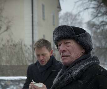 Une scène du film The Girl with the Dragon Tattoo