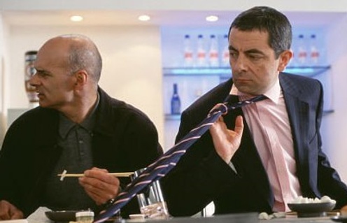 Rowan Atkinson dans le film  Johnny English