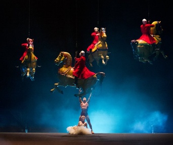 Une scène du film Cirque du Soleil: Worlds Away