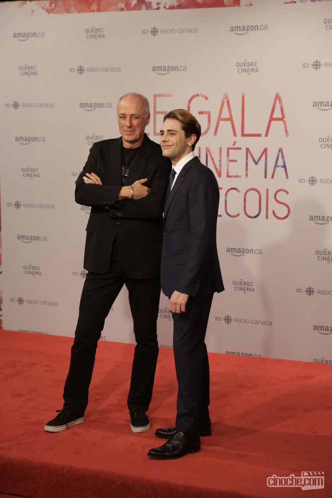 Sur le tapis rouge de Gala du cinéma Québécois