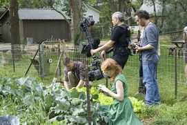 Sur le plateau du film The Tree of Life Sur le plateau du film The Tree of Life