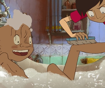 Une scène du film Le jour des corneilles