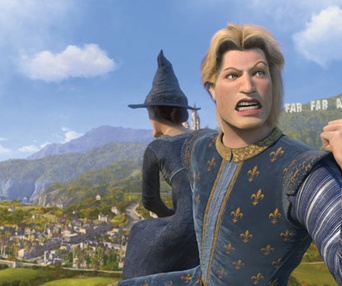 Scène du film Shrek le troisième