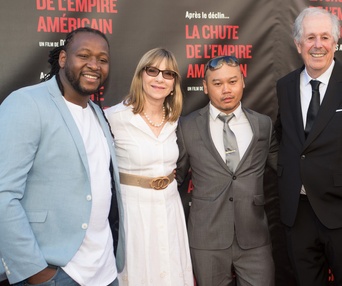 Tapis rouge du film La chute de l'empire américain