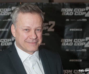 Sur le tapis rouge du film Bon Cop Bad Cop 2