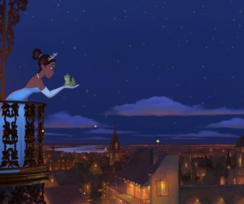 Scène du film The Princess and the Frog