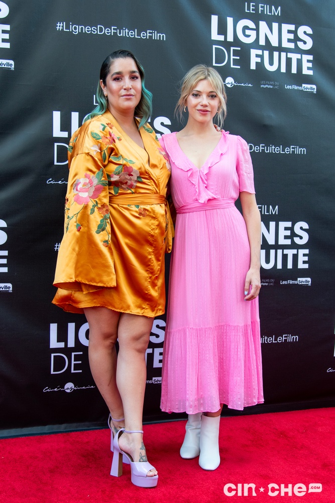 Sur le tapis rouge du film Lignes de fuite