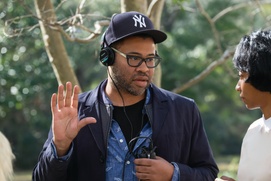 Sur le plateau du film Get Out