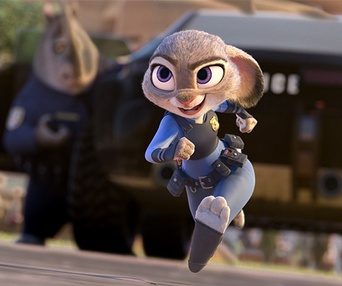 Une scène du film Zootopia