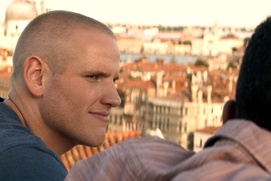 Une scène du film The 15:17 to Paris