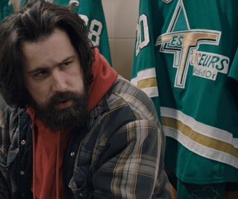 Une scène du film Les Barbares de La Malbaie