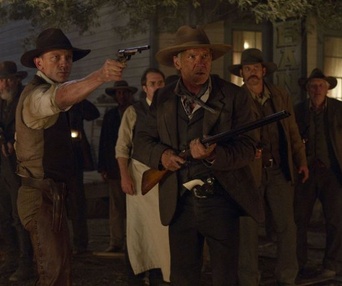 Une scène du film Cowboys & Aliens