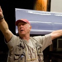 Tony Scott sur le plateau du film The Taking of Pelham 123