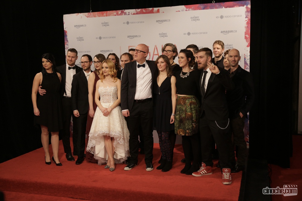 Sur le tapis rouge de Gala du cinéma Québécois