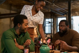 Une scène du film If Beale Street Could Talk
