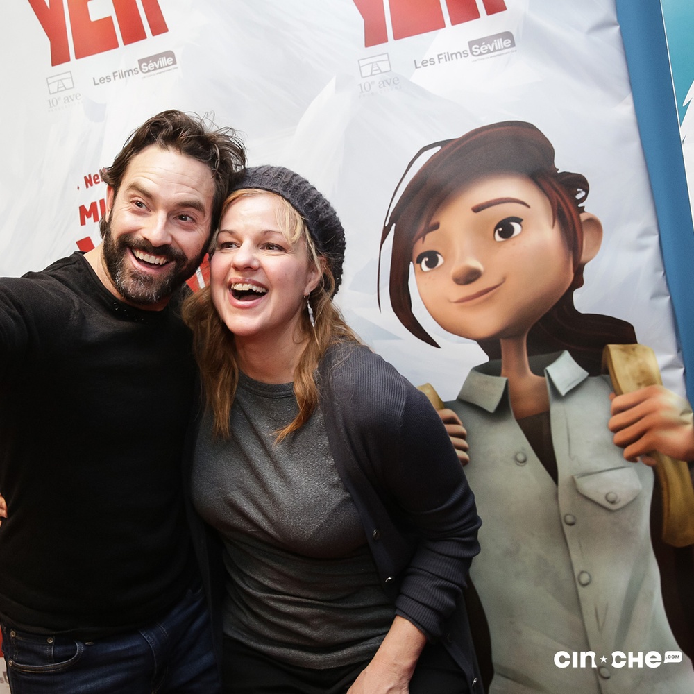Sur le tapis rouge du film Nelly et Simon : Mission Yéti