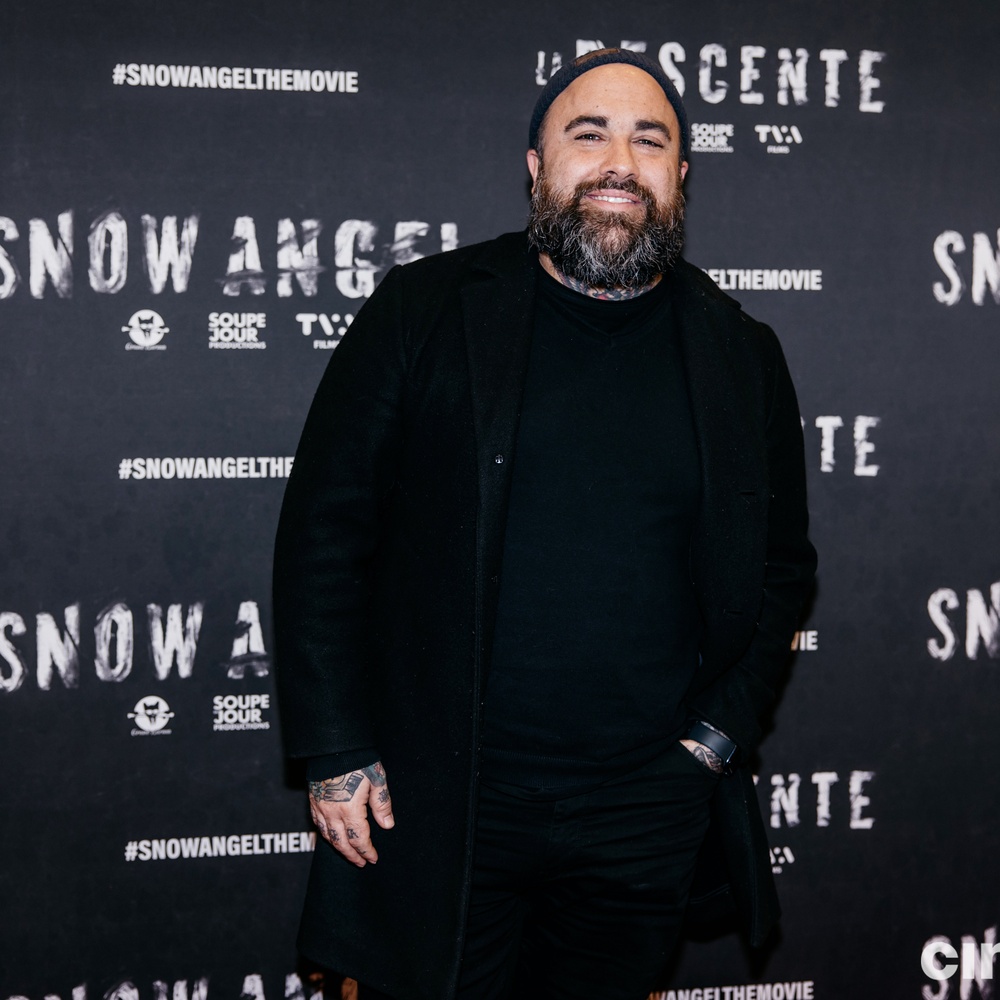 Sur le tapis rouge du film Snow Angel