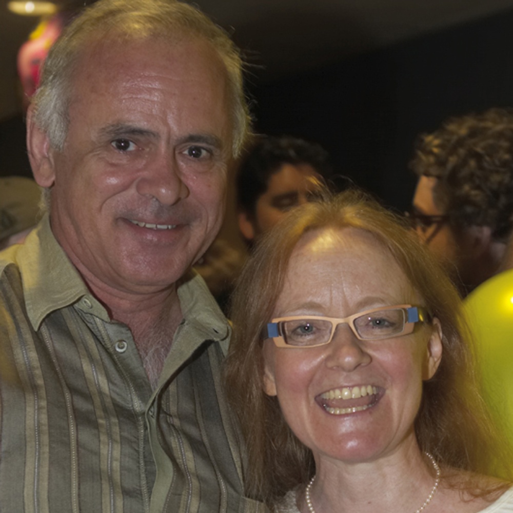 Mario Desmarais et Lisette Dufour sur le tapis jaune de Les Simpson : Le film
