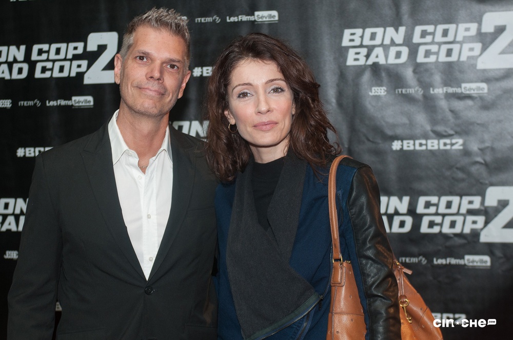 Sur le tapis rouge du film Bon Cop Bad Cop 2