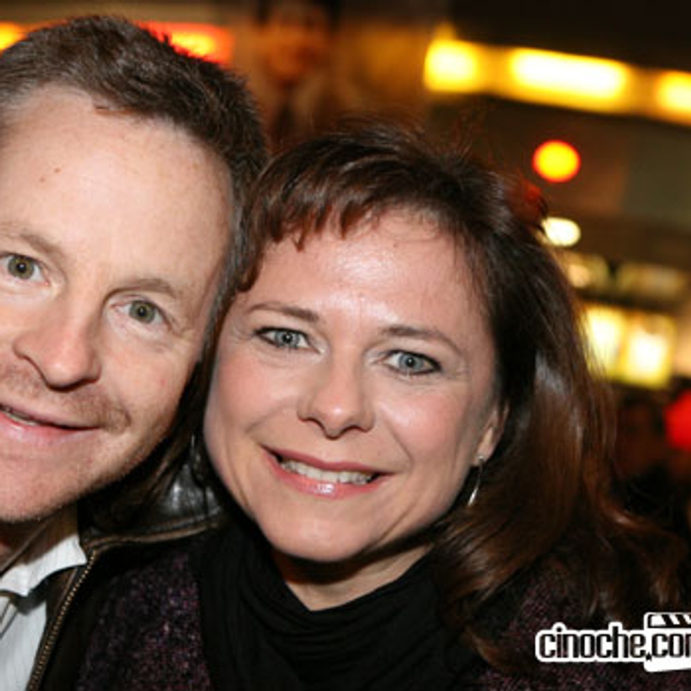 André Robitaille et Martine Francke sur la tapis rouge de la soirée bénéfice pour les Rendez-vous du Cinéma Québécois.