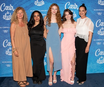 Images de la première du film Coeur de slush
