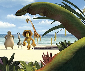 Scène du film Madagascar