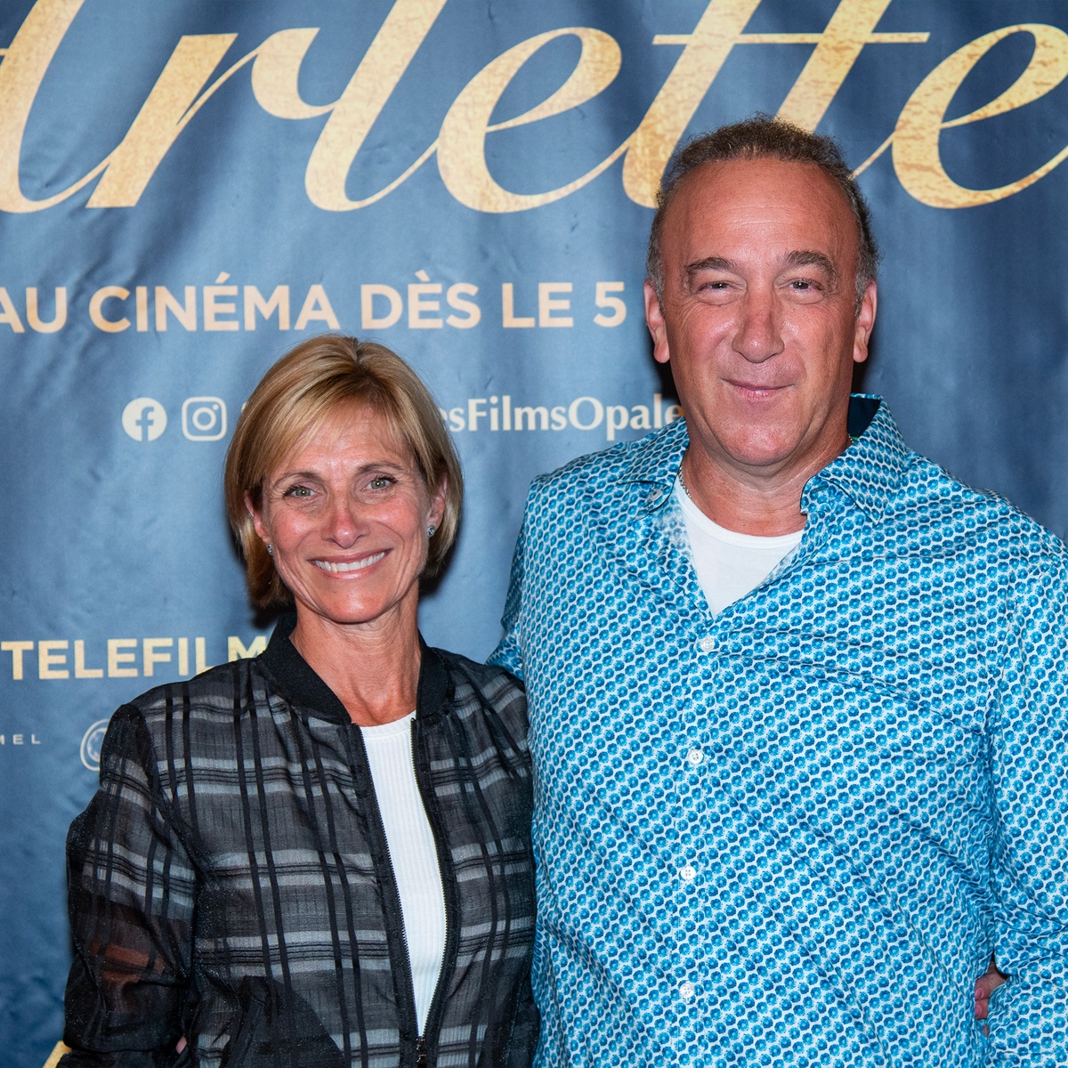 Sur le tapis rouge du film Arlette