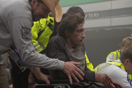 Une scène du film Stronger