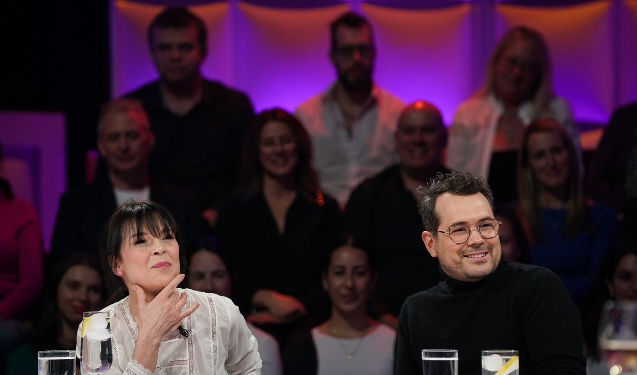 Anne Dorval et Steve Gagnon à Tout le monde en parle.