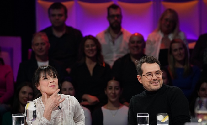 Anne Dorval et Steve Gagnon à Tout le monde en parle.