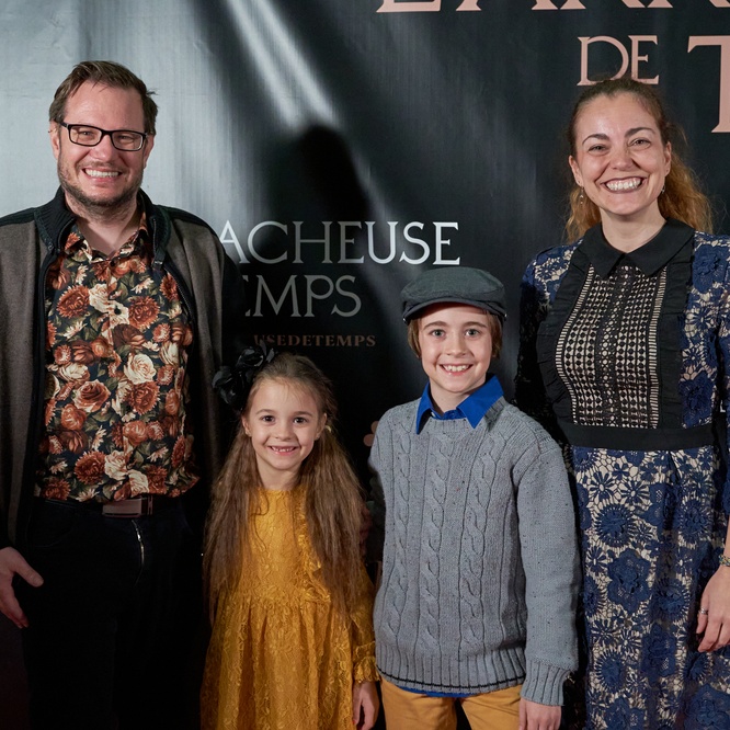 Tapis rouge pour L'Arracheuse de temps
