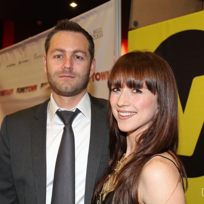 Sur le tapis rouge du film <em>Funkytown</em>