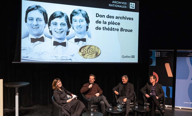 Don des archives de Broue à Bibliothèque et Archives nationales du Québec (BAnQ)