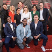Tapis rouge du film <em>La chute de l'empire américain</em>
