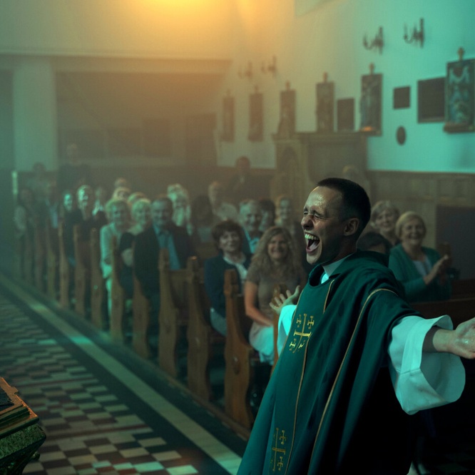 Une scène du film <em>Corpus Christi</em>