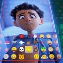 Une scène du film The Emoji Movie
