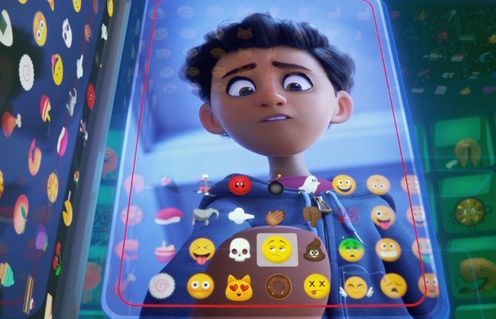 Une scène du film The Emoji Movie