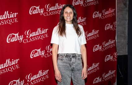 Tapis rouge de la première de Cathy Gauthier