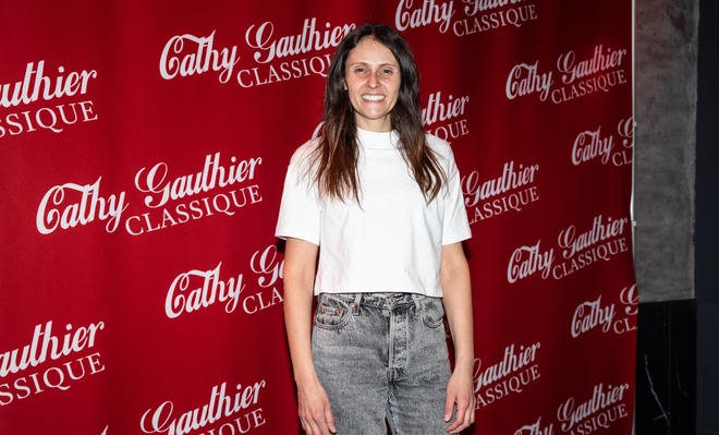 Tapis rouge de la première de Cathy Gauthier