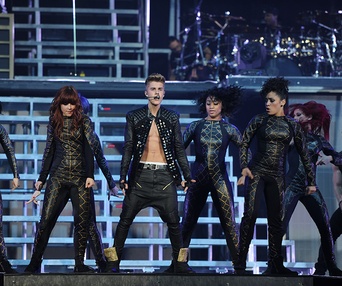 Une scène du film Justin Bieber?s Believe