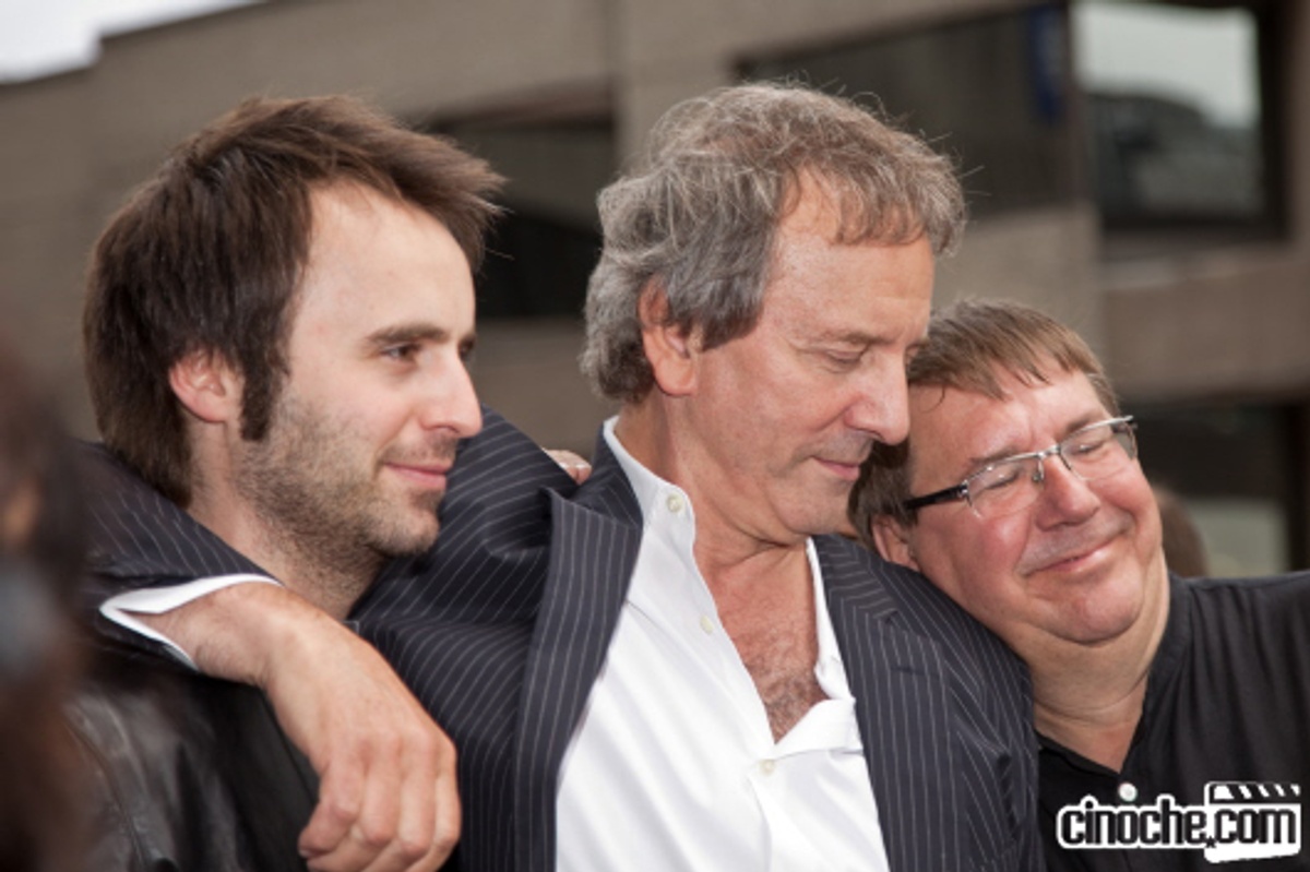 Louis-José Houde et Michel Côté sur le tapis rouge de De père en flic