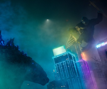 Une scène du film Godzilla vs Kong