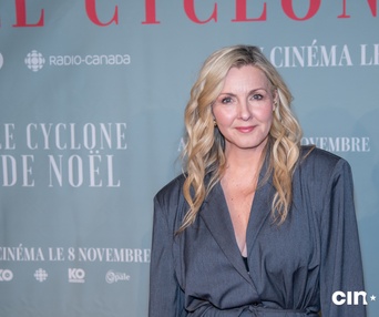 Tapis rouge du film Le cyclone de Noël