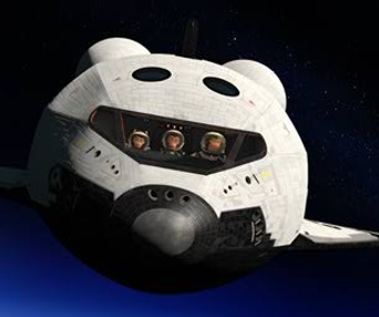 Scène du film Space Chimps