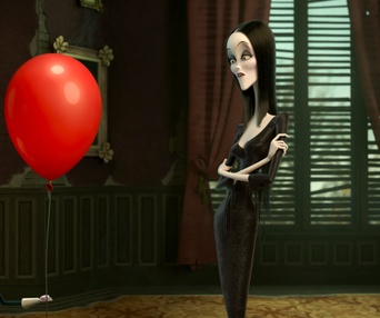 Une scène du film The Addams Family