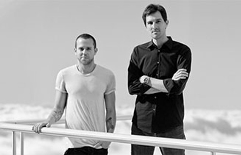 Anthony de M83 et le réalisateur Joseph Kosinski