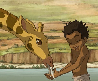 Une scène du film Zarafa