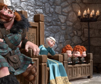 Une scène du film Brave